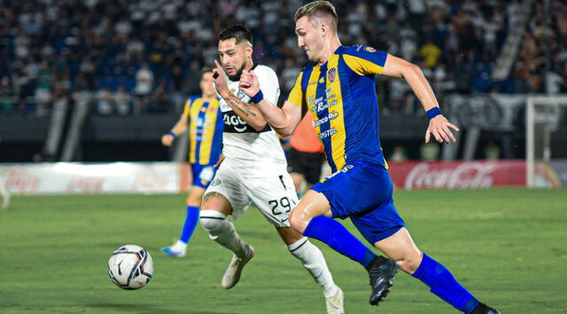 El Chanchón se puso a solo un punto de Olimpia tras ganarle. Foto: Sportivo Luqueño/Twitter | Video: Tigo Sports