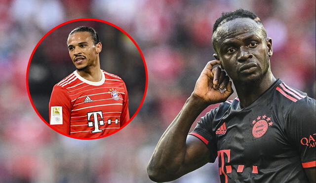 Sadio Mané y Leroy Sané son compañeros en el Bayern Múnich desde el 2022. Foto: composición de La República/AFP