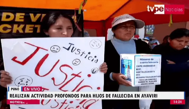 Los tres menores quedarán al cuidado de su abuela materna. Foto: captura de video / TV Perú / Twitter
