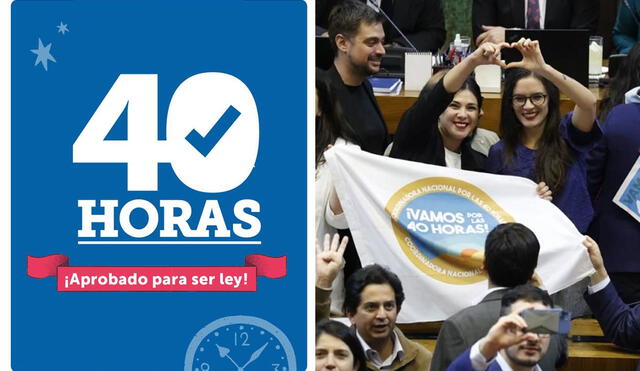 El Congreso de Chile aprobó la jornada de 40 horas semanales. Foto: composición LR/AP/Gobierno de Chile