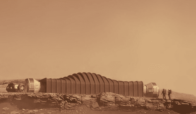 El Mars Dune Alpha ha sido construido por la NASA para simular cómo es vivir en Marte. Foto: difusión
