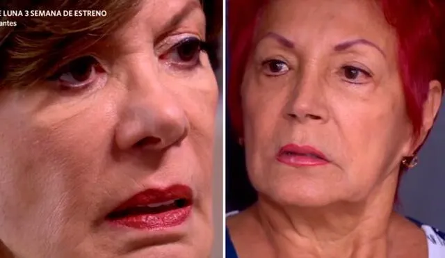Carmen y Francesca se encontraron cara a cara en "Al fondo hay sitio". Foto: composición LR/América TV - Video: América TV