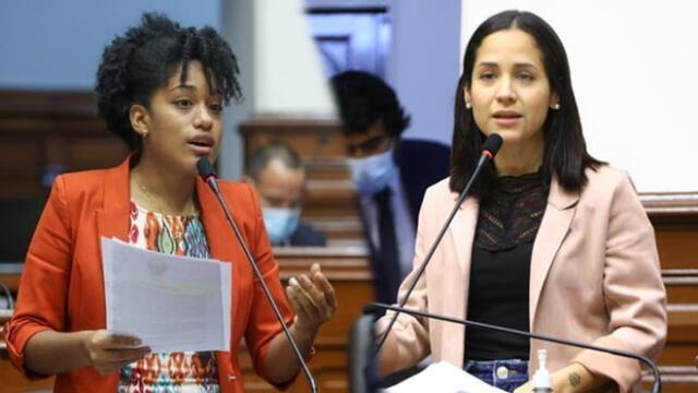 Rosangella Barbarán califica de "mamarracho" PL presentado por Sigrid Bazán. Foto: composición LR/capturas del Congreso - Video: Twitter Informativo Perú