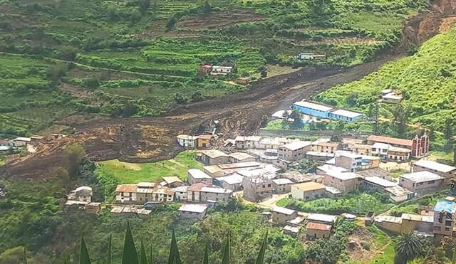 La Perla. Así se llama el distrito huaralino donde ocurrió el derrumbe. Está en una parte alta. Foto: difusión