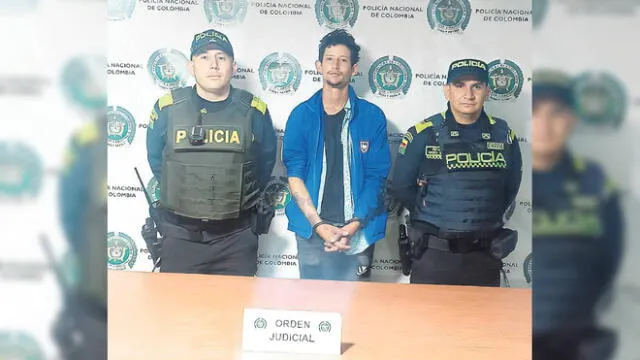 Imputado. Sergio Tarache Parra podría ser expulsado de Colombia, informó la Policía. Foto: difusión