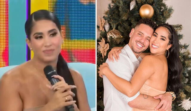 Melissa Paredes comentó sobre su compromiso con Anthony Aranda en "Amor y fuego". Foto: composición LR/ Captura de Willax/ Instagram