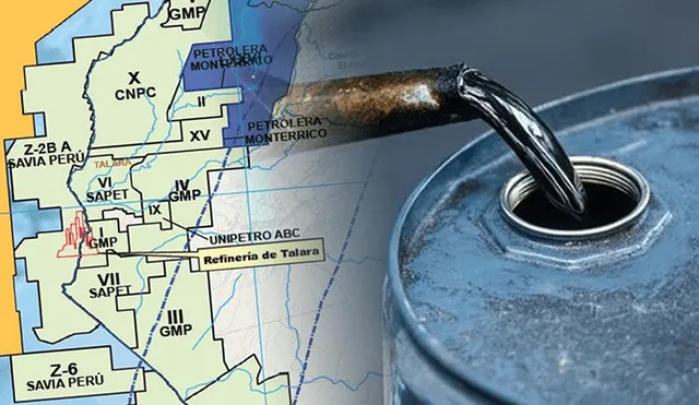 Talara. Petroperú compra petróleo que se extrae a unos kilómetros a precio internacional. Foto: composición/La República