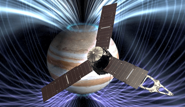 La sonda Juno capturó el sonido producido por la luna joviana Ganímedes cuando realizó su mayor acercamiento en 2021. Foto: captura de YouTube / NASA