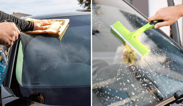 Conoce cómo limpiar el parabrisas y las lunas de tu carro sin rayarlas. Foto: composición LR/Siempre auto/Difusión