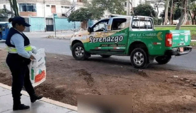 Personal de Serenazgo de la Municipalidad Provincial de Ica enterró el cadáver del animal. Foto: composición LR / ICA REC-Noticias / Facebook