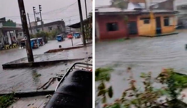 El anuncio de Senamhi indica que las lluvias seguirán en los próximos días. Foto: Capturas video Twitter Senamhi