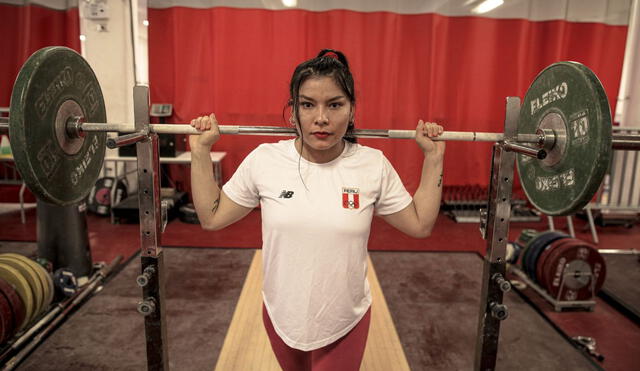 En la sala de entrenamiento de la Videna,  donde también reside desde el 2018. Foto: La República