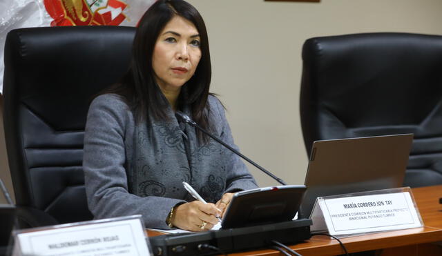 María Cordero Jon Tay será investigada en Ética. Foto: Congreso