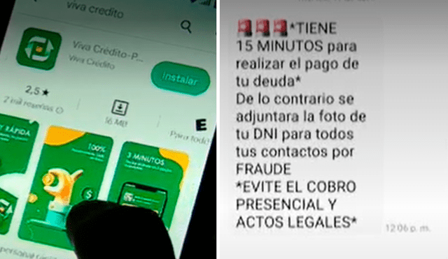 Durante el operativo policial, los efectivos incautaron 2 motos, armas y tarjetas de crédito. Foto: composición LR/captura América TV/captura de América TV