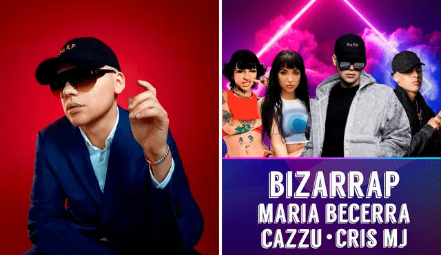 Bizarrap, María Becerra, Cris MJ, entre otros, tenían que presentarse este 29 de abril en Lima. Foto: composición LR/Bizarrap/@festivalbarriolatino/Instagram