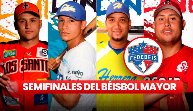 Los Santos vs. Colón y Herrera vs. Coclé son los duelos de las semifinales del Béisbol Mayor 2023. Foto: composición de Fabrizio Oviedo / La República / Fedebeis