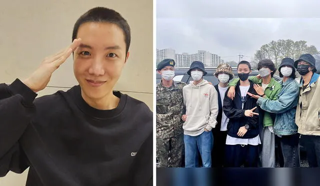 El segundo miembro de BTS que usará uniforme militar es J-Hope. Foto: composición LR/BIGHIT