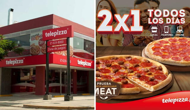 Telepizza lideró el mercado de las pizzas con un 8,3% del market share. Foto: composición LR/Perú Retail/Telepizza