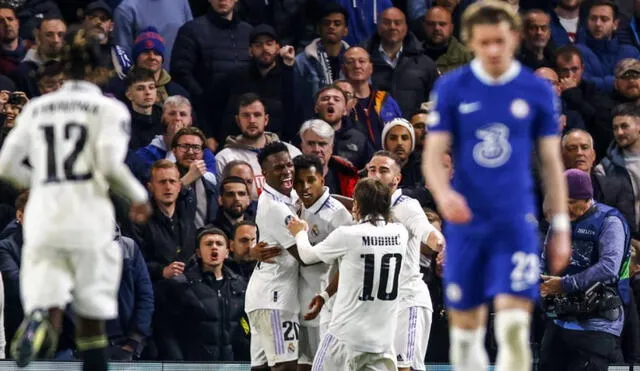Real Madrid ganó a Chelsea y lo eliminó de la Champions League 2022-23. Foto EFE