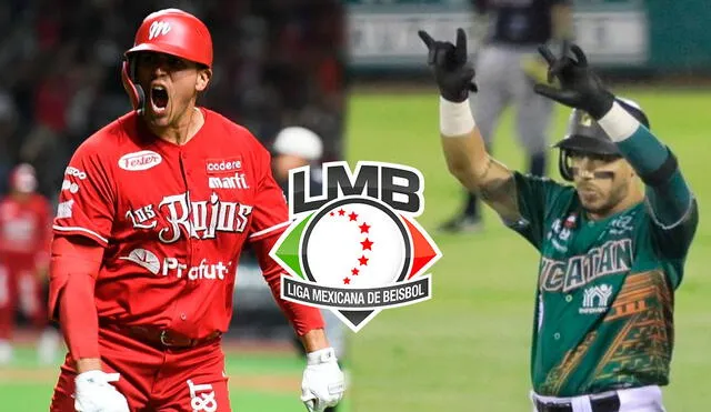 La Liga Mexicana de Béisbol enfrenta a 18 novenas de todo México. Foto: composición LR / Diablos Rojos del México / Leones de Yucatán