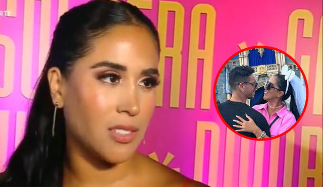 Melissa Paredes y Anthony Aranda se comprometieron formalmente. Foto: captura América TV/Melissa Paredes/Instagram - Video: América TV