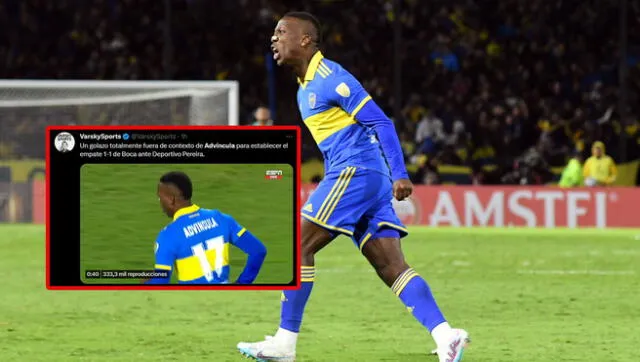 Luis Advíncula margó su segundo gol con la camisete 'xeneize'. Foto: Composición-LR/Boca Juniors