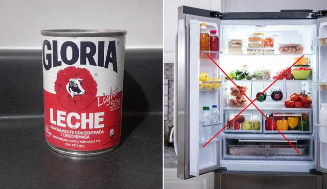 Esta es la forma correcta de guardar la leche de tarro en el refrigerador. Foto: composición LR