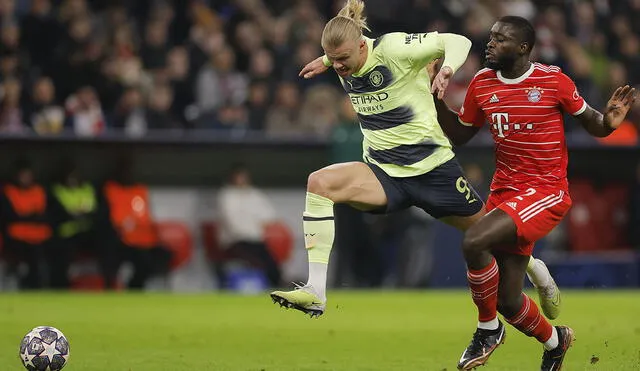 Bayern Múnich juega contra Manchester City en el Allianz Arena por la Champions League. Foto: AFP