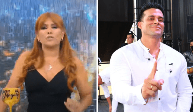 Magaly Medina no dudó en criticar a Domínguez por hablar sobre Paolo Hurtado. Foto: composición LR/ATV/ChristianDomínguez/Instagram. Video: ATV