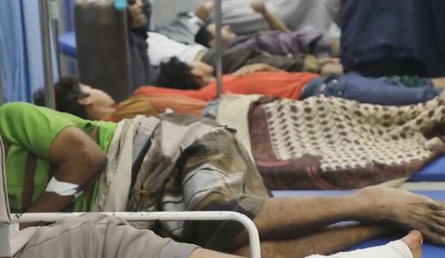Al menos 322 personas resultaron heridas tras la trágica estampida en Yemen. Foto: AFP/AL-MASIRAH TV