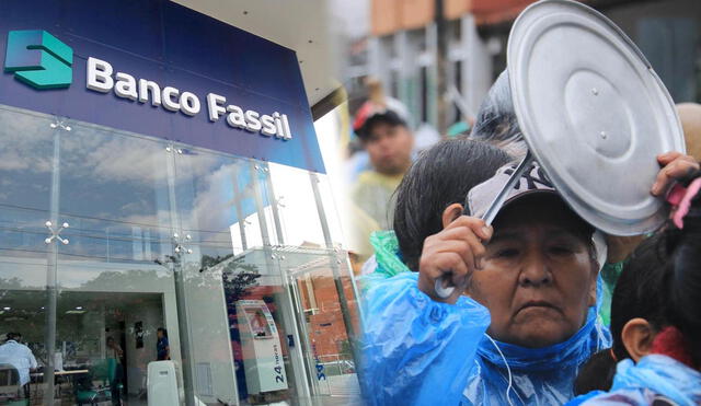 El banco Fassil negó que se encuentre en riesgo de quiebra. Foto: composición LR/La Razón/EFE