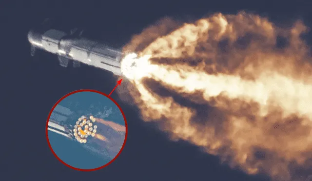 Los responsables del vuelo de prueba siguen investigando la causa de esta falla. Fotos: composición / SpaceX