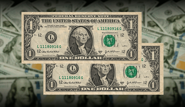 Este billete de 1 dólar es uno de los más buscados por los coleccionistas. Foto: composición LR/Pixabay
