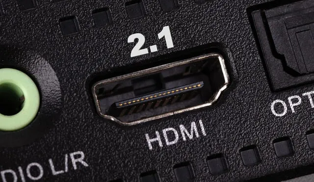 La entrada HDMI 2.1 es el estándar de los televisores modernos. Foto: ComputerHoy