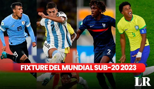 24 selecciones competirán en el Mundial Sub-20 2023. Foto: composición de Fabrizio Oviedo / La República / AFP