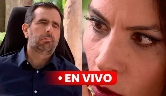 En "Al fondo hay sitio", Diego Montalbán sufrirá al ver a Claudia Llanos, quien fue su amante. Foto: composición LR/América TV