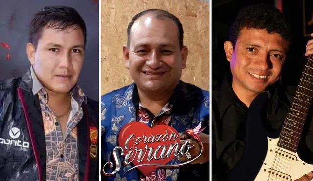 Abraham Yuniors, Alex Guerrero y Néstor Iván fueron vocalistas de Corazón Serrano. Foto: composición LR/Corazón Serrano Facebook
