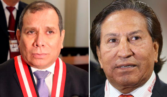 Presidente del Poder Judicial dijo que él no puede afirmar si Toledo recibirá prisión preventiva. Foto: composición LR/ RCR Peru/Infoabe- Video: Justicia TV