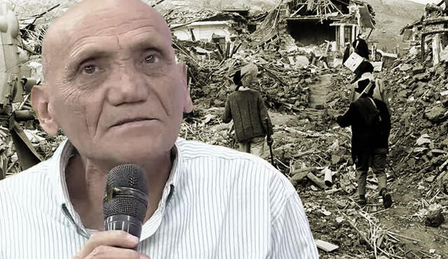 Rodolfo Carrión tenía 19 años cuando ocurrió el terremoto de 1970. Foto: composición  LR/captura Panamericana Televisión