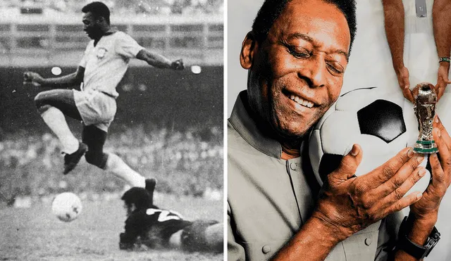 Pelé viajó a Nigeria con Santos para un partido amistoso. Foto: Composición LR/Globo/Infobae