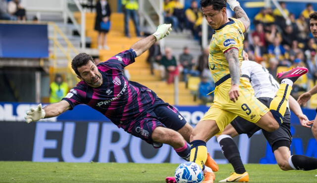 Gianluca Lapadula anotó su gol 17 en la Serie B de Italia. Foto: Twitter Cagliari