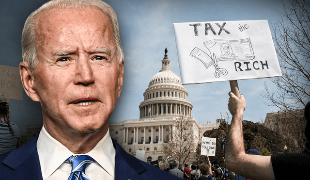El 0,01% más rico de los estadounidenses pagaría más impuestos, según propuesta de Joe Biden. Foto: composición de Jazmin Ceras/LR/AFP