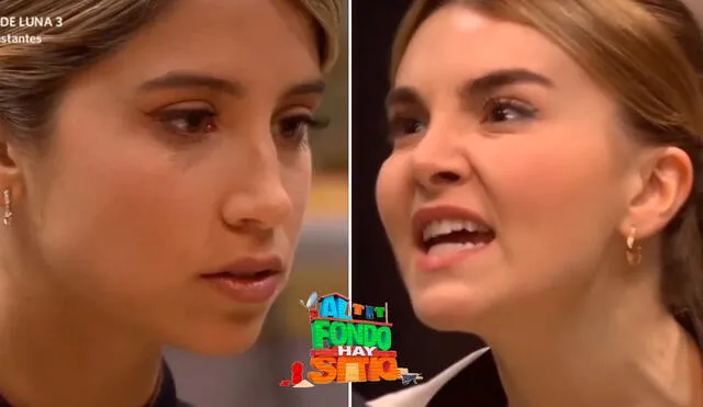 "Al fondo hay sitio" mostró incómoda escena entre Alessia y Laia, luego de que la española intentara enseñarle una técnica a la hija de Diego Montalbán. Foto: composición LR/América TV