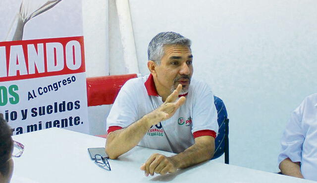 Crítico. Zeballos dice que la gestión de Sánchez está jalada. Foto: La República.