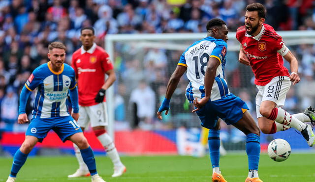 Manchester United vs. Brighton: solo uno pasará a la final de FA Cup. Foto: EFE