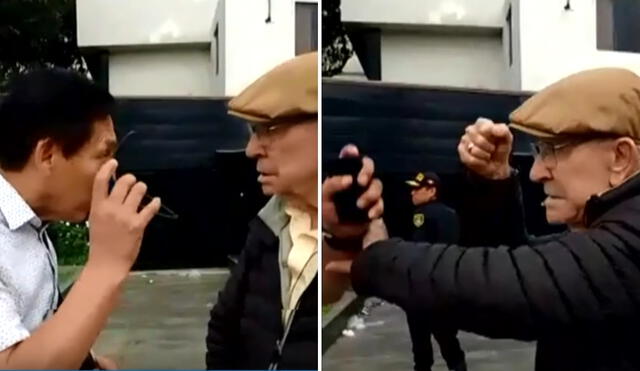 Carlos Almerí y Waisman tuvieron un brusco intercambio de palabras. Foto: composición LR/captura La República - Video: RPP Noticias.