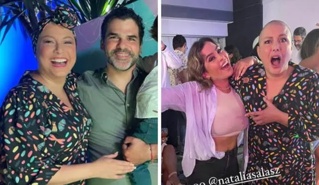 Natalia Salas compartió un ameno momento junto a familiares y amigos en fiesta Celebra la vida. Foto: composición LR/captura/Natalia Salas/Instagram