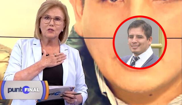 Mónica Delta dedicó el programa de "Punto final" a su compañero fallecido. Foto: captura Latina