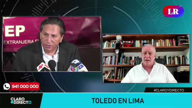 Augusto Álvarez Rodrich comenta la extradición de Toledo. Foto/Video: LR+