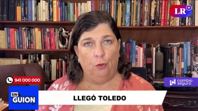 Rosa María Palacios habla sobre la extradición de Alejandro Toledo. Foto/Video: LR+